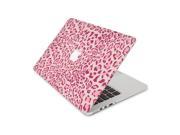 Pink Cheetah Skin 13 Inch Apple MacBook Pro without Retina Display Top Lid and Bottom Decal Sticker