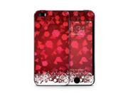 Red Confetti Speckles over Snowflakes Skin for the Apple iPhone 5