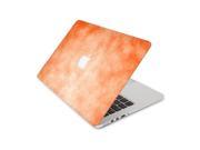 Blood Orange Cloudy Texture Skin 15 Inch Apple MacBook Pro Without Retina Display Top Lid and Bottom Decal Sticker