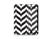 Black and White Rows of Chevron Skin for the Apple iPhone 5C