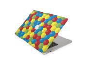 Red Yellow Blue Green Hexagon Pattern Skin for the 12 Inch Apple MacBook Top Lid Only Decal Sticker