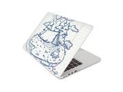 Wilderness Tent by a River Sketch Skin 15 Inch Apple MacBook With Retina Display Complete Coverage Top Bottom Inside Decal Sticker