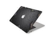 Ripped Black Metal Skin for the 12 Inch Apple MacBook Top Lid Only Decal Sticker