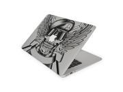 Fighting Skull With Guns Skin for the 11 Inch Apple MacBook Air Top Lid and Bottom Decal Sticker
