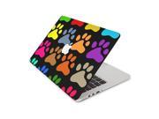 Rainbow Paw Prints Skin 15 Inch Apple MacBook Pro With Retina Display Top Lid and Bottom Decal Sticker