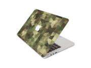 Camouflage Triangle Pattern Skin 15 Inch Apple MacBook Without Retina Display Complete Coverage Top Bottom Inside Decal Sticker