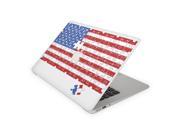 American Flag Puzzle Solo Piece Skin for the 11 Inch Apple MacBook Air Top Lid and Bottom Decal Sticker