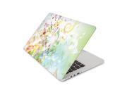 Digital Fall Colored Music Notes Skin 13 Inch Apple MacBook Without Retina Display Complete Coverage Top Bottom Inside Decal Sticker