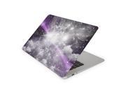 Purple Streaked Galaxy Skin 12 Inch Apple MacBook Complete Coverage Top Bottom Inside Decal Sticker