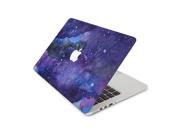 Purple and Blue Cloudy Shower Skin 15 Inch Apple MacBook Pro Without Retina Display Top Lid and Bottom Decal Sticker