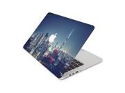 City Lights Glowing In Night Sky Skin 15 Inch Apple MacBook Pro Without Retina Display Top Lid Only Decal Sticker