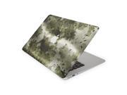 Sage Green Water Color With Black Confetti Skin for the 11 Inch Apple MacBook Air Top Lid and Bottom Decal Sticker