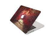 Firery Red Leaves Towering On Sandy Paths Skin 15 Inch Apple MacBook Pro Without Retina Display Top Lid Only Decal Sticker