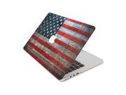 Metal American Flag WIth Bolts Skin 13 Inch Apple MacBook With Retina Display Complete Coverage Top Bottom Inside Decal Sticker