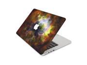 Amber and Green Smoke Field Skin 15 Inch Apple MacBook Pro Without Retina Display Top Lid and Bottom Decal Sticker