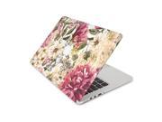 Retro Flower Fabric Skin 13 Inch Apple MacBook Pro without Retina Display Top Lid Only Decal Sticker