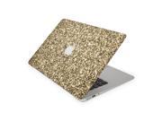 Bright Gold Glitter Print Skin for the 11 Inch Apple MacBook Air Top Lid Only Decal Sticker