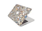 Tumbled Smooth River Rock Skin 13 Inch Apple MacBook Pro without Retina Display Top Lid Only Decal Sticker