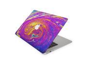 Purple and Red Soap Macro Swirl Skin for the 12 Inch Apple MacBook Top Lid Only Decal Sticker