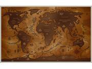 The world map photo paper Poster Print 20 * 32 inches OC1610060615
