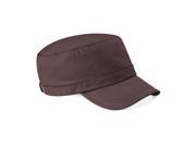 Beechfield Army Cap Colour=Chocolate Size=O S [Apparel]