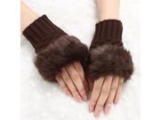 Long Fingerless Knit Gloves 2 Pack