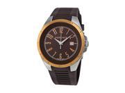 Versace P7Q89D598 S497 Rubber Brown Men s Analog Watch