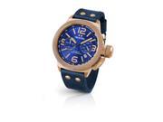 TW Steel CS64 with Blue Leather Band and Rose Gold Case With