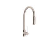Rohl LS57L STN 2 Modern Architectural Single Hole Side Mount