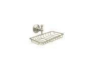 Rohl A1493STN Country Bath Wall Mounted Double Soap Basket H