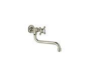 Rohl A1445XMSTN 2 Country Kitchen Wall Mounted Pot Filler Si