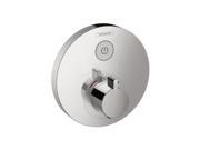 Hansgrohe 15744001 ShowerSelect Round Thermostatic 1 Function Trim
