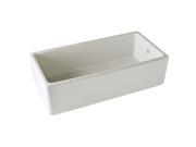 Rohl RC3618PCT Shaws Lancaster Fireclay Kitchen Sink In Parc