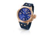 TW Steel CS62 with Blue Leather Band and Rose Gold Case With