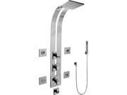 Graff GE1.120A C10S PC Fontaine Polished Chrome Square Therm