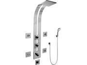 Graff GE1.130A LM23S PC Stealth Polished Chrome Square Therm