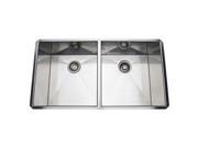 Rohl RSS3518SB Italian Stainless Steel Double Bowl Kitchen S