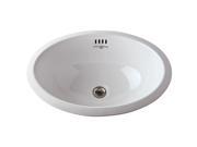 Rohl U.2525WH Perrin Rowe Oval Undermount Lavatory Sink In
