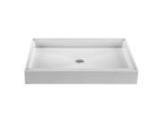 Reliance R6048CD W Reliance 60x48 Shower Base with Center Dr