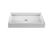 Reliance R4836CD W Reliance 48x36 Shower Base with Center Dr