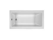 Reliance R6636CRS B Reliance End Drain Soaking Tub Biscuit