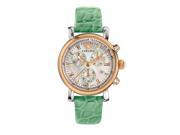Versace VLB130015 DAY GLAM CHRONO MOP DIAL mint green strap