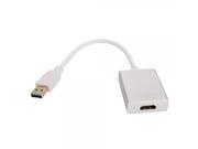 USB 3.0 to HDMI Converter Flash Cable White