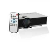 UC40 50lm 800 x 480 1080P 800 1 Domestic TFT LCD Projector Black White