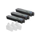 AIM Compatible Replacement Kyocera Mita FS C5016N Black Toner Cartridge 3 PK 8000 Page Yield TK 501K3PK Generic
