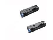AIM Compatible Replacement Xerox Phaser 6125 Black Toner Cartridge 2 PK 2000 Page Yield 106R013342PK Generic