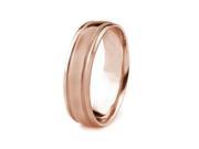 10k Gold Men s Wedding Band with Polished Finish and Stone Grooves 7mm