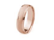 10k Gold Men s Wedding Band with Cross Satin Finish Grooves Polished Edges 8mm