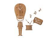 Soldiers Play Handcrafted Non Ticking Silent Wall Clock
