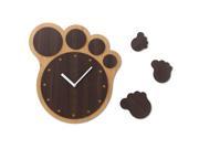 Bear Paw Handcrafted Non Ticking Silent Wall Clock